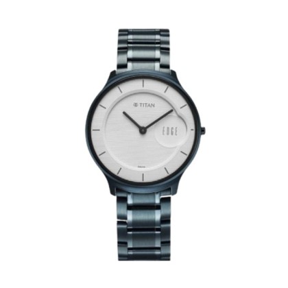 Titan Edge Murals 1843QM04 White Dial Stainless Steel Strap Analog Men Watch